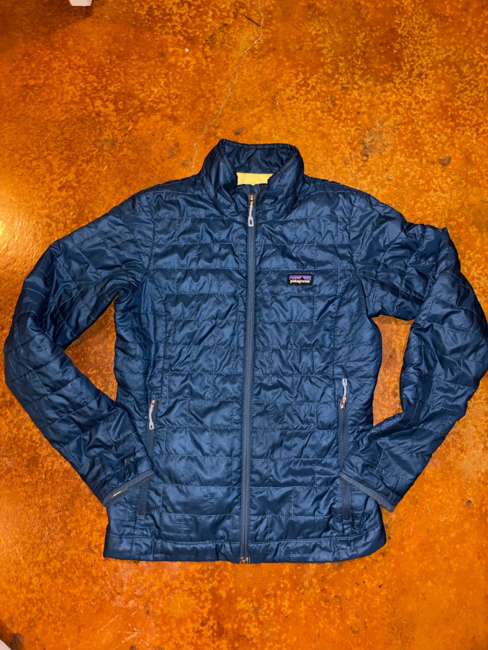 Patagonia Women's Navy Blue Quilted Puffer Jacket